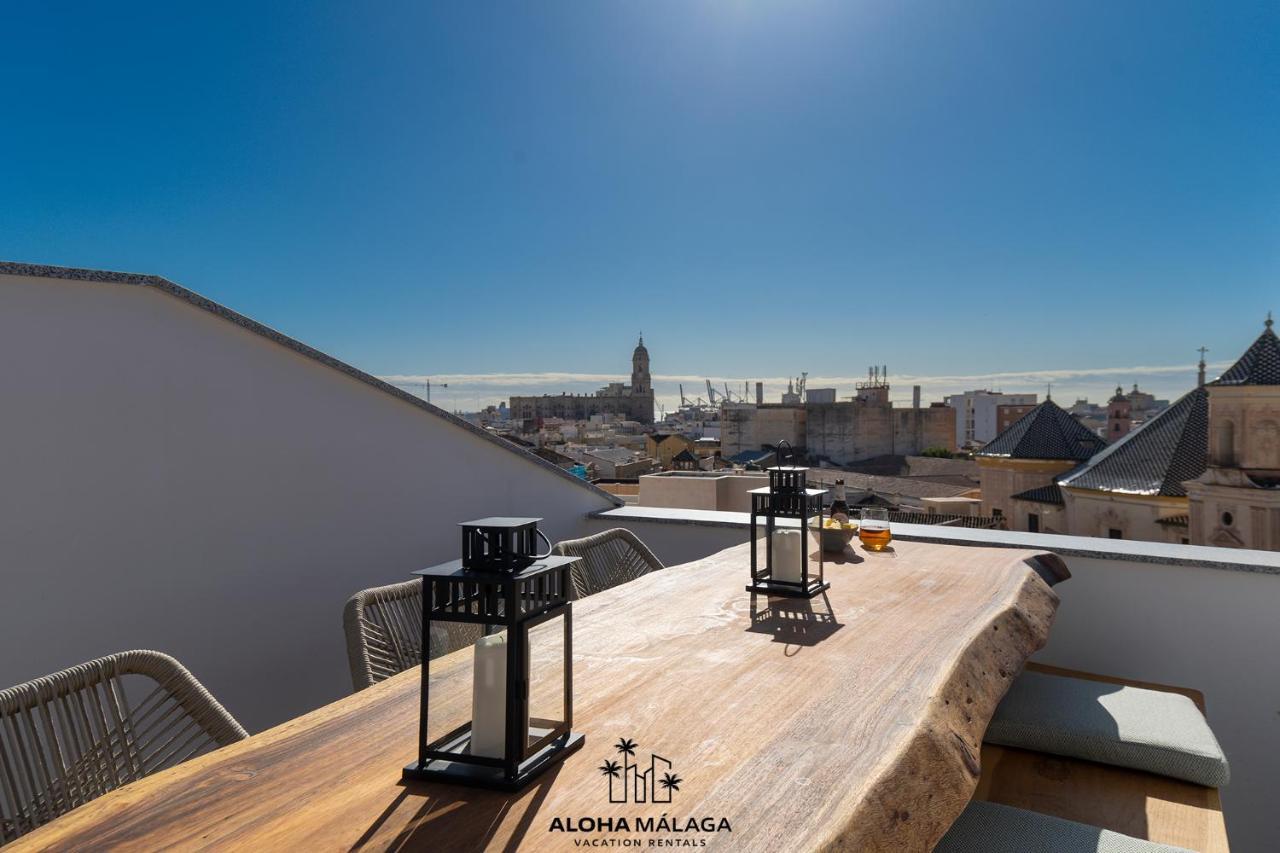 マラガLuxury Duplex With Pool And Padel Court In Townアパートメント エクステリア 写真