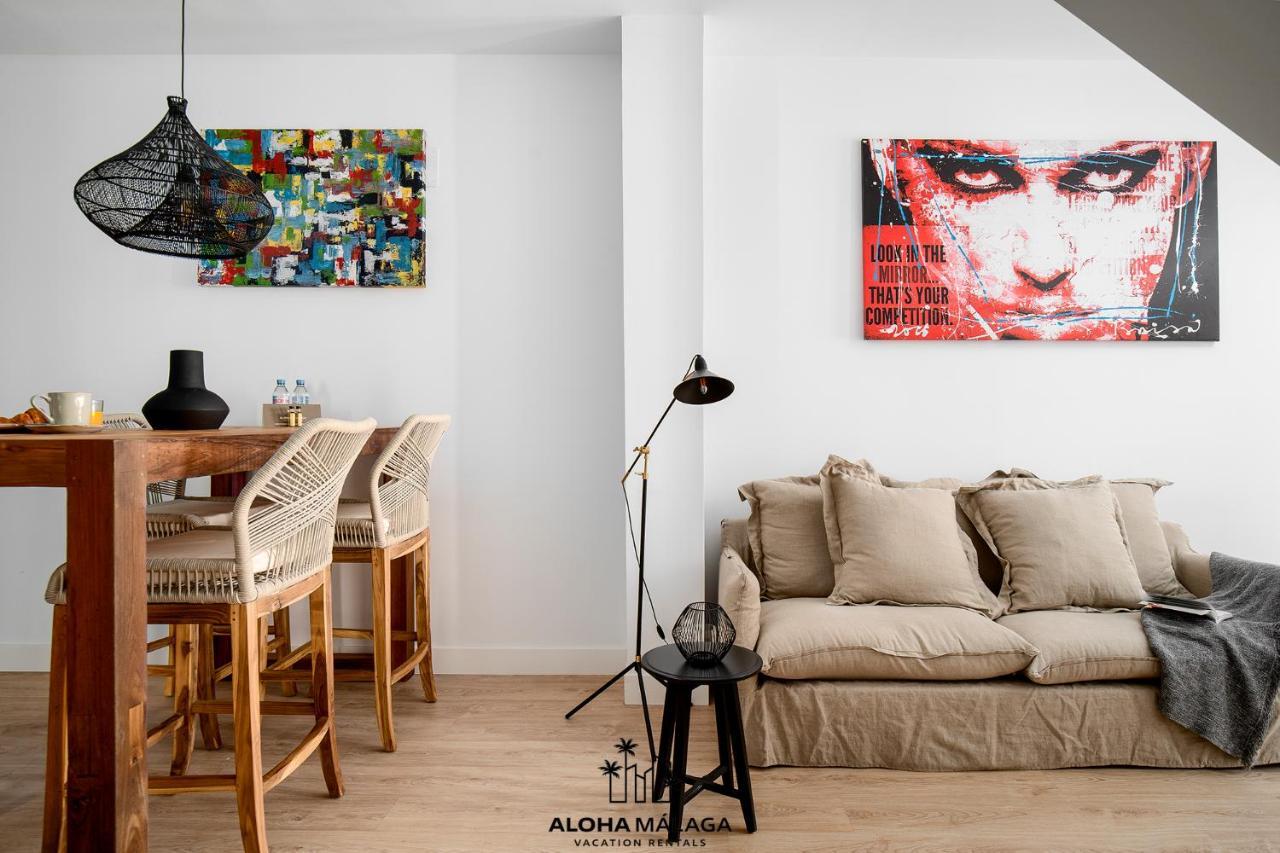 マラガLuxury Duplex With Pool And Padel Court In Townアパートメント エクステリア 写真
