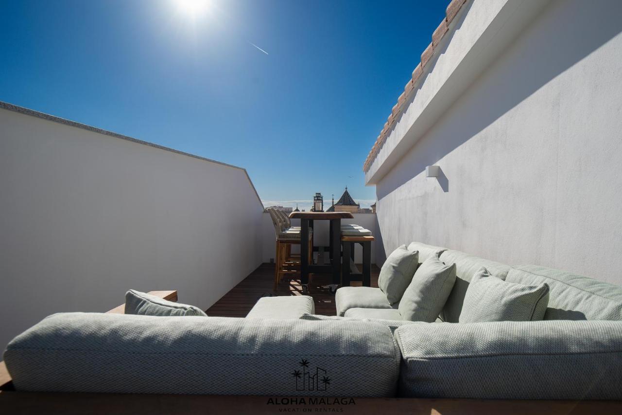 マラガLuxury Duplex With Pool And Padel Court In Townアパートメント エクステリア 写真